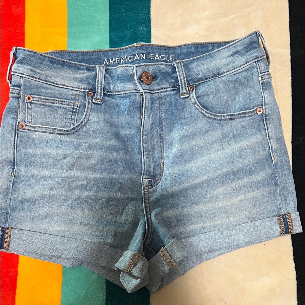 American Eagle Outfitters Light Blue Jean Shorts